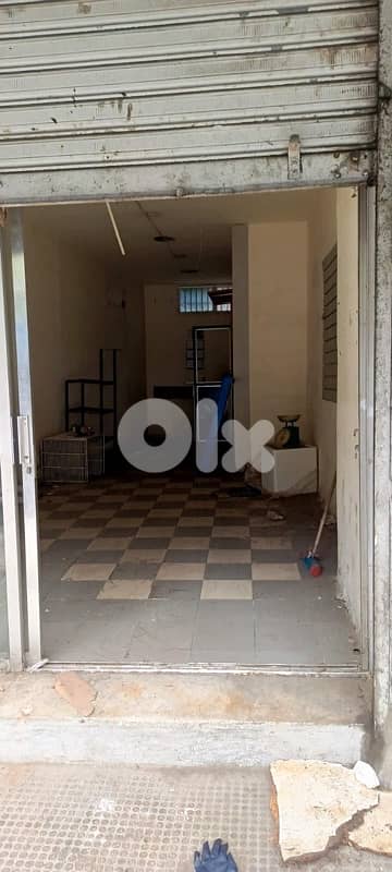 مستودع مع محل طريق الجديده منطقه السبيل