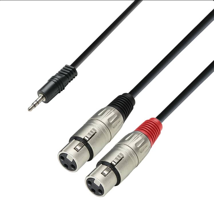 Adam Hall Cables 3 STAR YWFF 0300 - Y Cable, Adam Hall® 2 XLR Female x 0