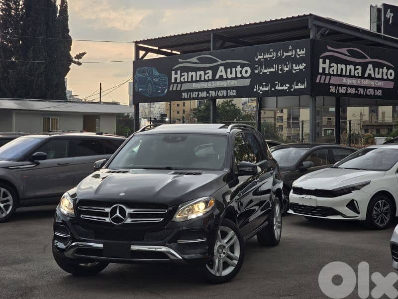Mercedes-Benz GLE 2017 AMG 4 Matic Clean car fax Black on black TOP!!! 0
