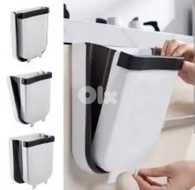 foldable hanging trash basket