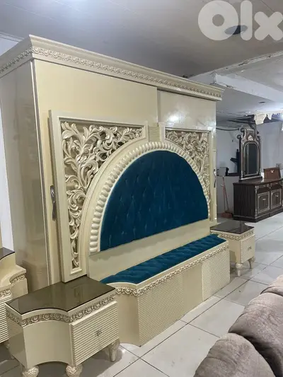 اوضة نوم ملكية مصرية سحاب خشب زان ولاتي كلا