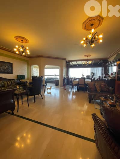 SEA VIEW APARTMENT FOR SALE IN MANSOURIEH PRIME 3 BEDROOMS, (MA-456)