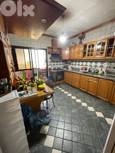 SEA VIEW APARTMENT FOR SALE IN MANSOURIEH PRIME 3 BEDROOMS, (MA-456)