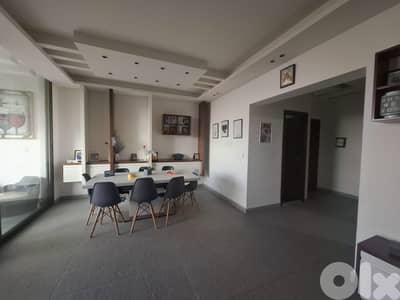 OPEN VIEW FURNISHED APARTMENT FOR SALE IN MANSOURIEH PRIME, (MA-457)