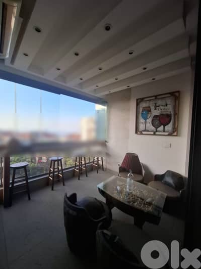 OPEN VIEW FURNISHED APARTMENT FOR SALE IN MANSOURIEH PRIME, (MA-457)