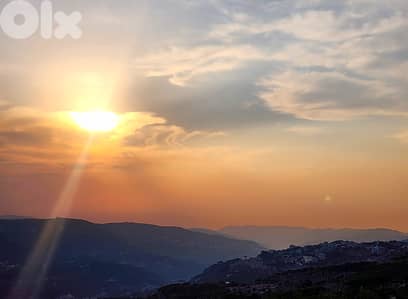 1150 SQM Land in Mtein, Metn Overlooking the Mountains