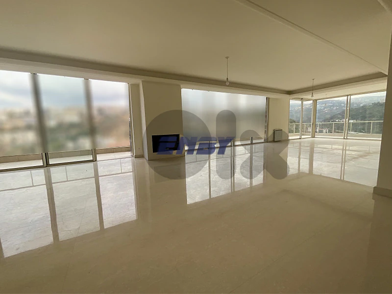 Apartment for Sale in Baabda | Open View | Chimney | Jacuzzi | Terrace