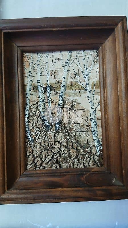 BIRCH BARK, painting 4