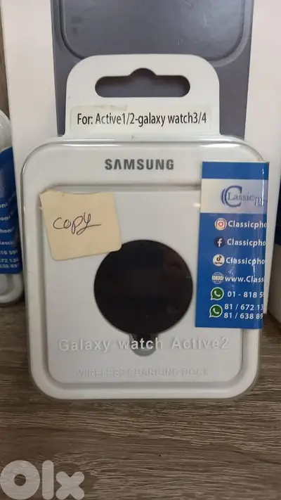 Wireless charging dock watch active 2 charger active 2
