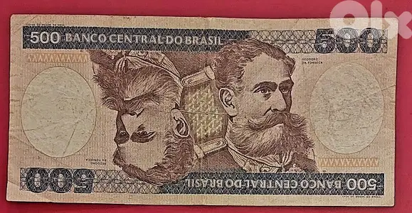 Brasil 500 Cruzeiros 1981  P-200 old banknote