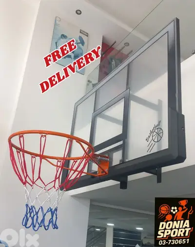 120$ hoop basketball mounted Backboard (120cmx80cm)