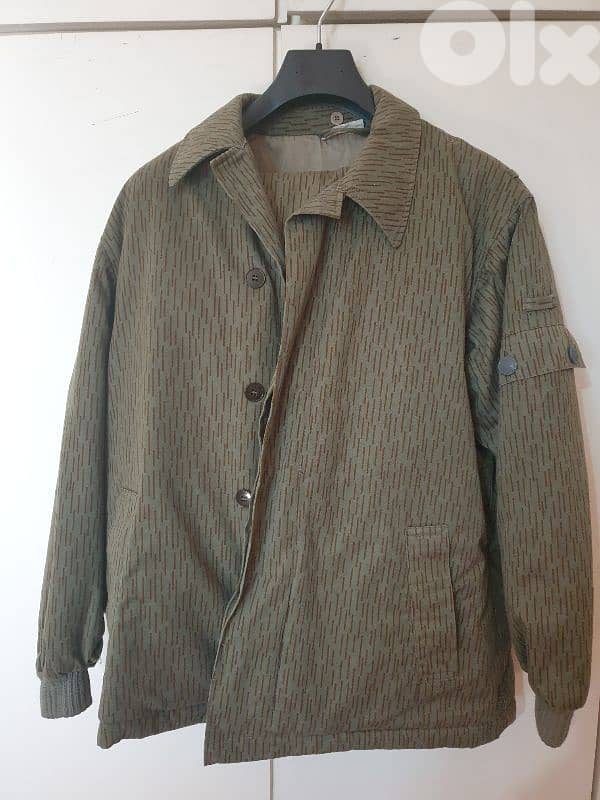 authentic former East German military winter suit 0