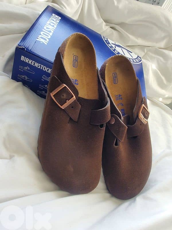 authentic Birkenstock Boston Nubuk 76-969-037 0