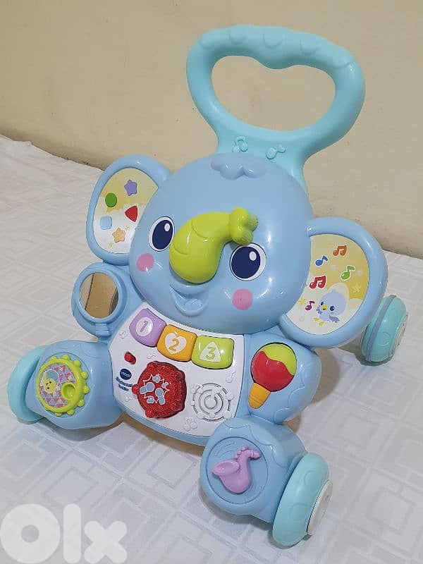 Babywalker Trottino Elephant withframe stop very gd condition like new 5