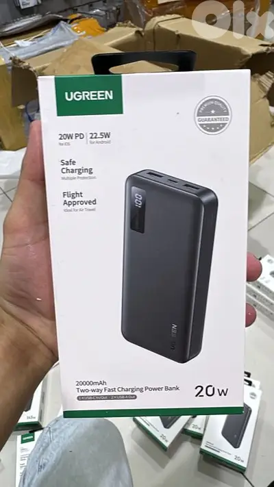 Ugreen 20k 20w two-way Fast charge power bank