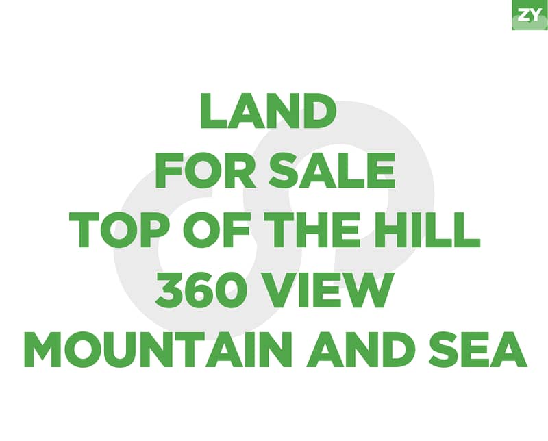 Flat Land – 360° Mountain & Sea View- Zgharta _ Akbe REF#ZY128564 0