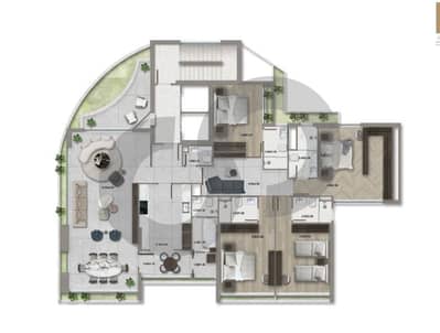 luxury living in the heart of Rawche, beirut/الروشة REF#OI128575