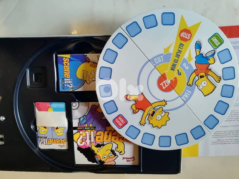 The Simpsons Scene It Board & DVD Game Mattel 1