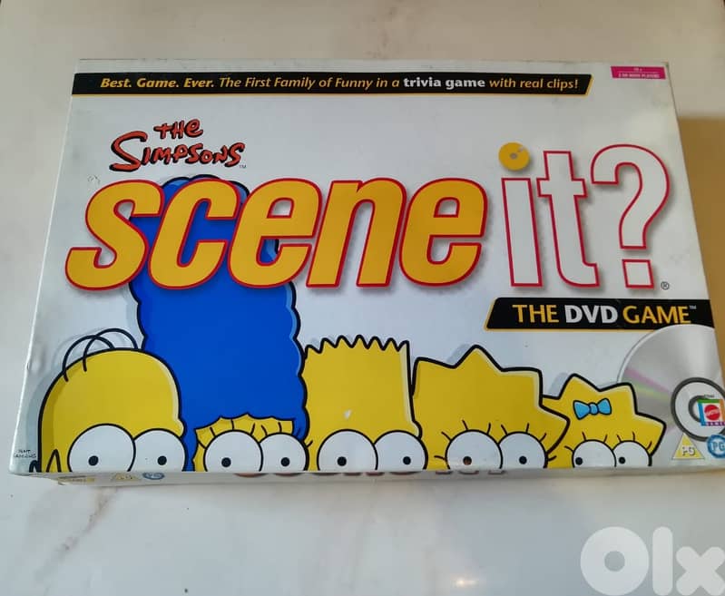 The Simpsons Scene It Board & DVD Game Mattel 2