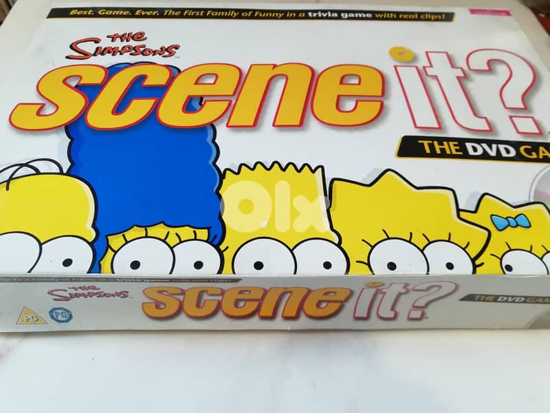 The Simpsons Scene It Board & DVD Game Mattel 0