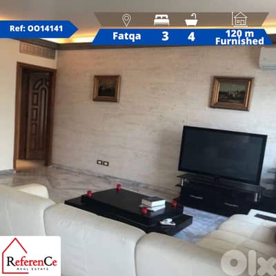 Furnished apartment in Fatqa for rent شقة مفروشة للإيجار في فتقا