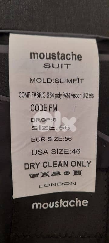 badle Moustache size 56 2
