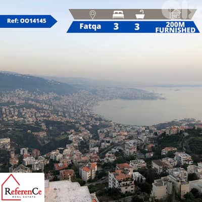 Apartment with terrace in fatqa شقة مع تراس في فتقا