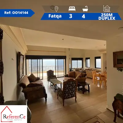 Furnished Duplex for sale in Fatqa دوبلكس مفروش للبيع في فتقا