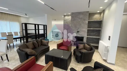 475m2 Furnished apartment+sea view 4sale in Baabda -شقة للبيع في بعبدا