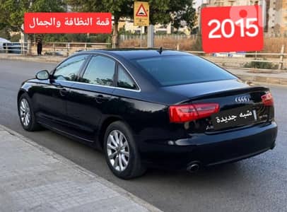 2015  Audi A6  4cyld TFSi   3.5 شبه جديدة مصدر الشركة لبنان