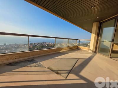 New Apartment in Rabweh, Metn with Panoramic Sea and Mountain View