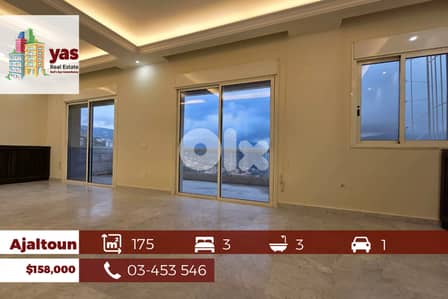 Ajaltoun 175m2 | Classy Area | Excellent Condition | Flat | TO