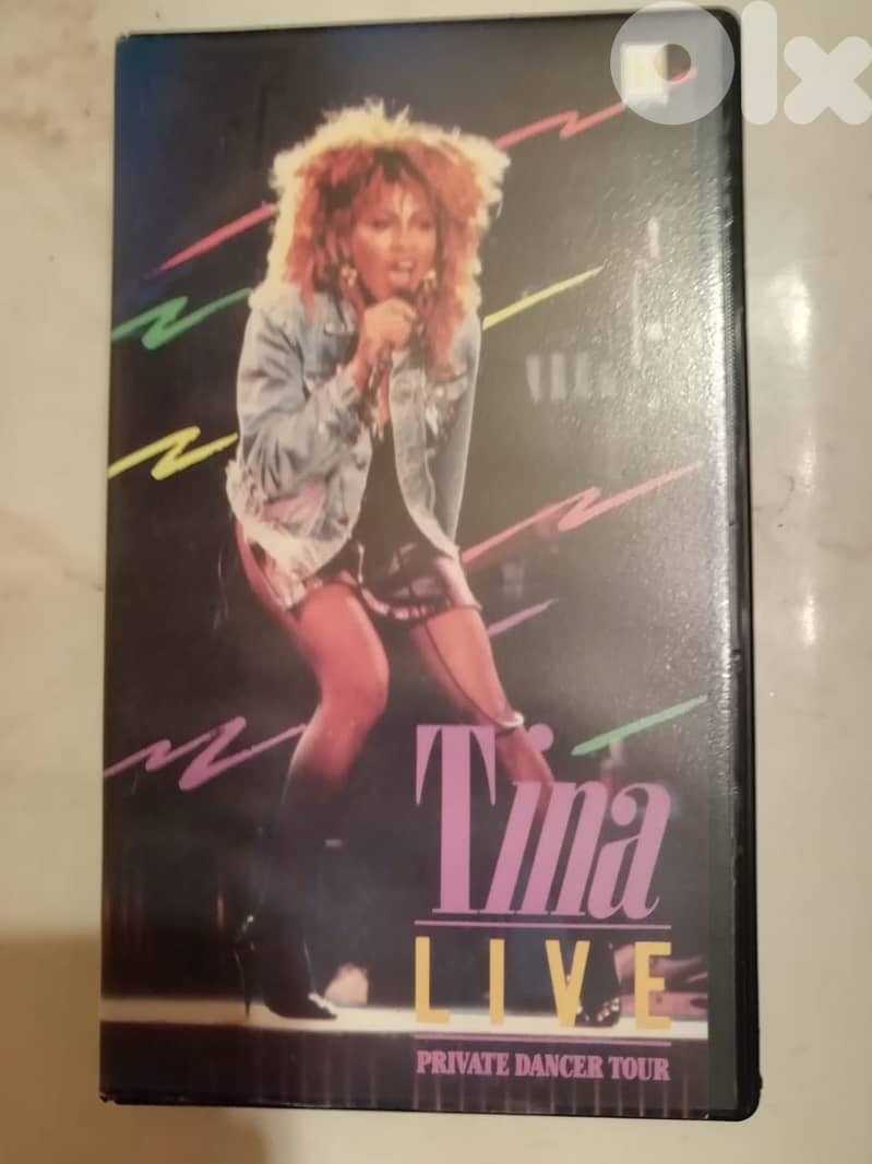 Tina Turner Live Private Dancer Tour David Bowie Bryan Adams VHS Conce 0