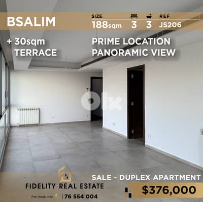 Apartment Duplex for sale in Bsalim JS206  دوبلكس للبيع في بصاليم