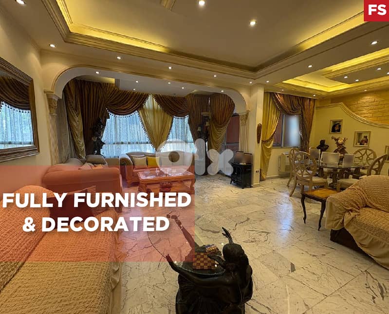 Fully Furnished & Decorated, keserwan, adonis REF#FS128678 0