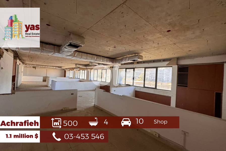 Achrafieh/Mar Mikhael 500m2 | Perfect Investment | Prime Location | OH 0