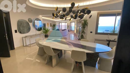 HOT DEAL ! High floor Apartment+seaview 4sale in Rawche شقة في الروشة
