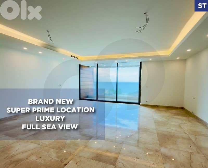 SUPER PRIME LOCATION LUXURY FULL SEA VIEW -Sahel Alma REF#ST128736 0