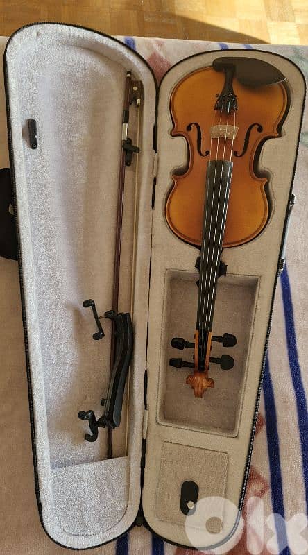 Violon 3/4 with bow & case 1