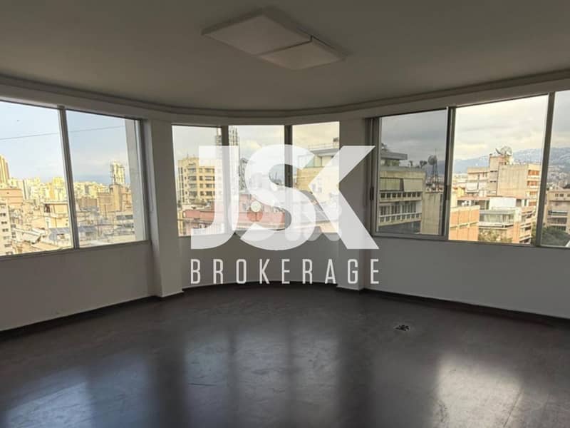 L19751 - 185 SQM Office For Rent in A Prime Location in Badaro 0