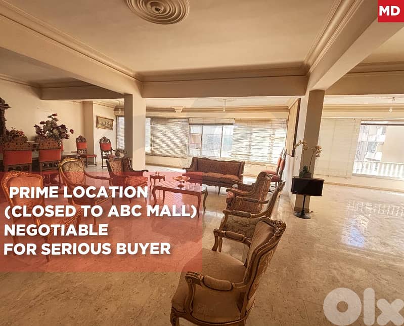 A spacious & elegant 320 SQM apartment in Verdun/فردان REF#MD127365 0