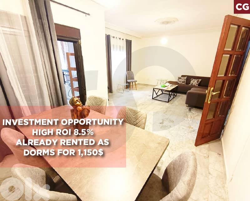 High ROI 140 sqm Apt For Sale-Furn El Chebback REF#CG128800 0