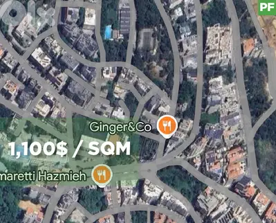 1,040 sqm plot of land located in Hazmieh, New Mar Takla REF#PF128811