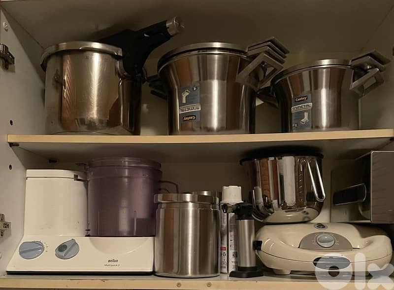 Pots,pressure pot, food processor,press,juicer,ice-cream maker,stirrer 0