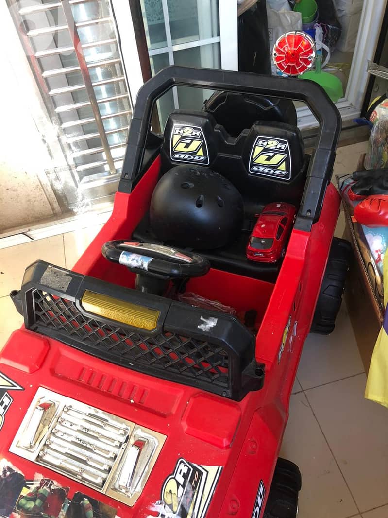 red electric toy car for kids 7