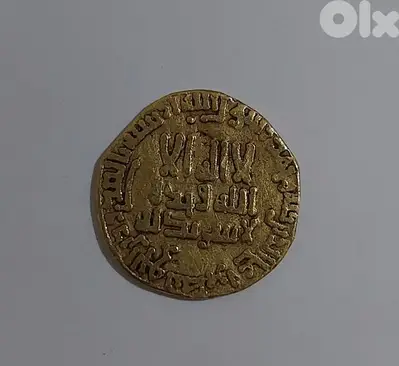 Abbsid Gold Dinar coin Caliphate El Mahdi year 165 AH/781 AD , 3.88 gr