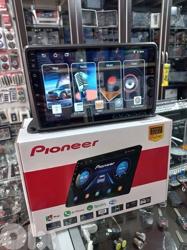 pioneer android screen 9 inch 8GB Ram 128GB Memory 1