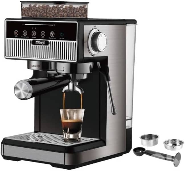 DSP Espresso Machine, grinder & milk frother 0