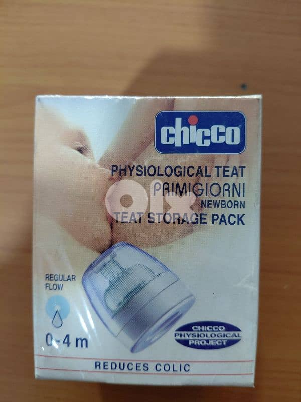 chicco physiological teat 0-4m 0