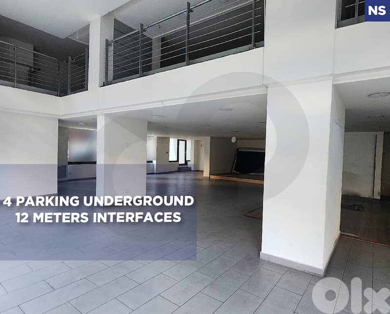 Showroom open space,prime area Beirut,Verdun/فردانREF#NS128829 0